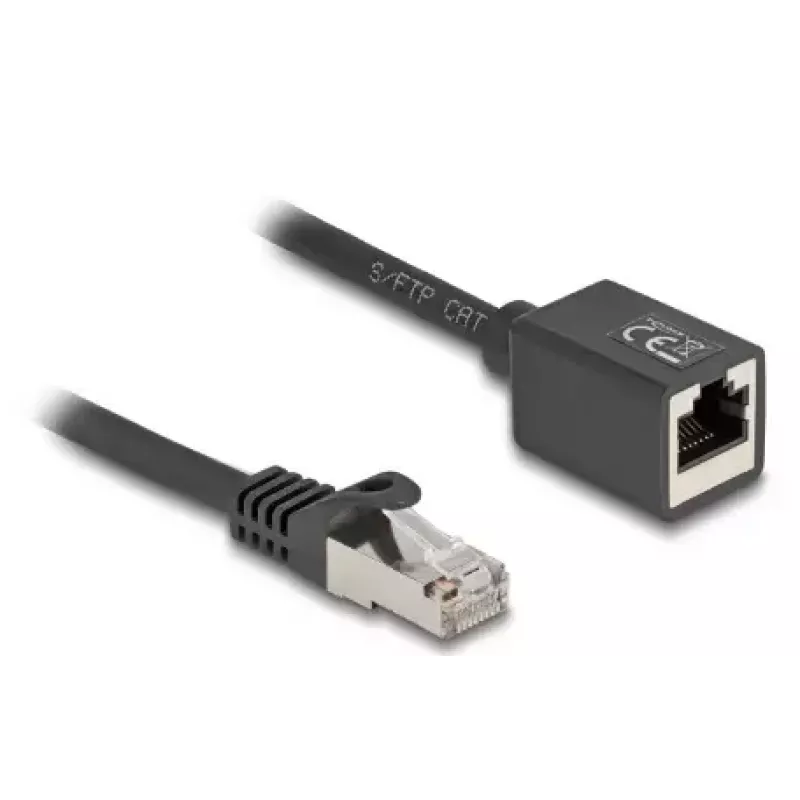 Netwerkkabel DeLOCK 90294 RJ-45 Cat6a 1 m zwart