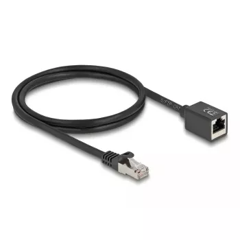Netwerkkabel DeLOCK 90294 RJ-45 Cat6a 1 m zwart