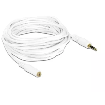 Audiokabel 3,5 mm M-F DeLOCK 83771 5 m wit