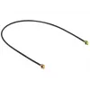Coaxkabel DeLOCK 89608 0,2m MHF (I-PEX) zwart goud