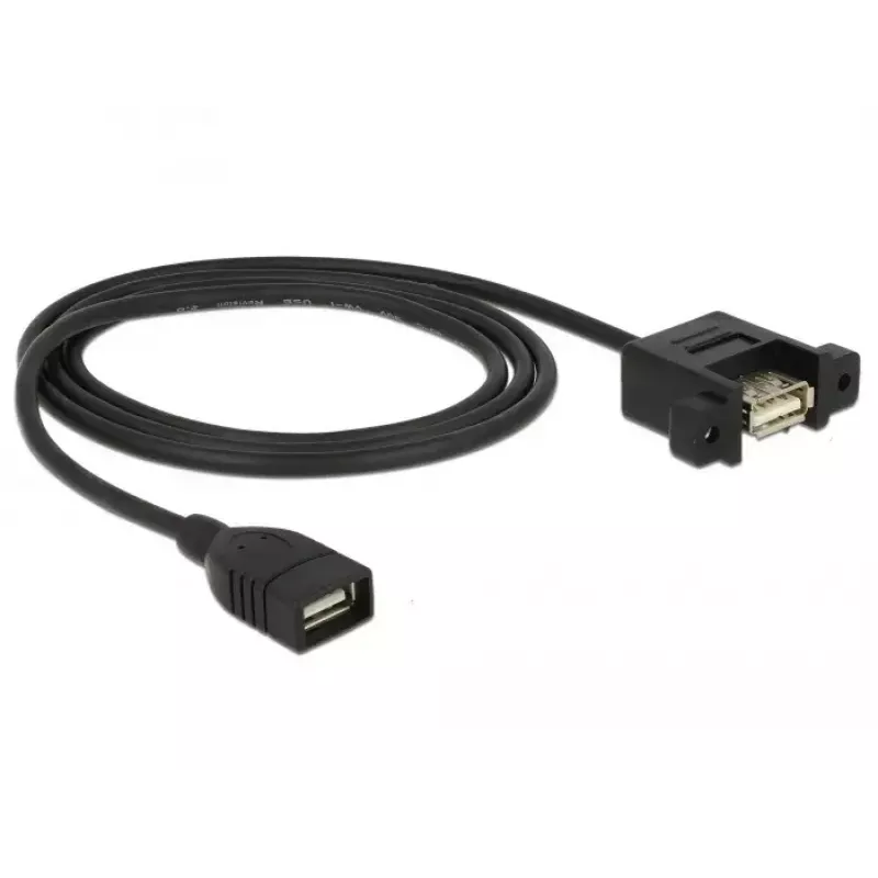 USB-kabel DeLOCK 85460 USB 2.0 1 m zwart