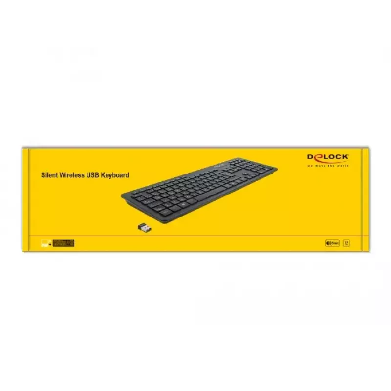 DeLOCK 12004 Home USB QWERTZ Duits zwart