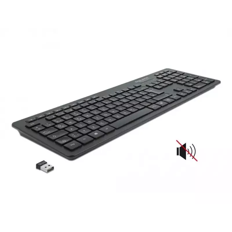 DeLOCK 12004 Home USB QWERTZ Duits zwart