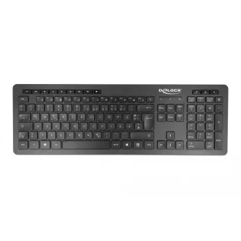 DeLOCK 12004 Home USB QWERTZ Duits zwart
