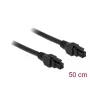 Interne stroomkabel DeLOCK 85374 0,5 m Micro-Fit 3.0 4-polig