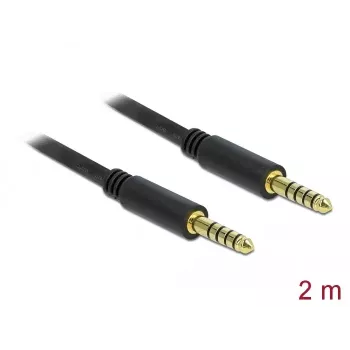 Audiokabel DeLOCK 85792 2m 4,4mm zwart