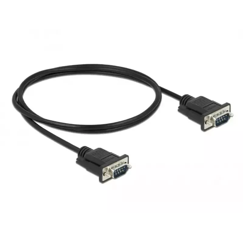 Seriële kabel DeLOCK 86573 zwart 1 m RS-232 Sub-D9