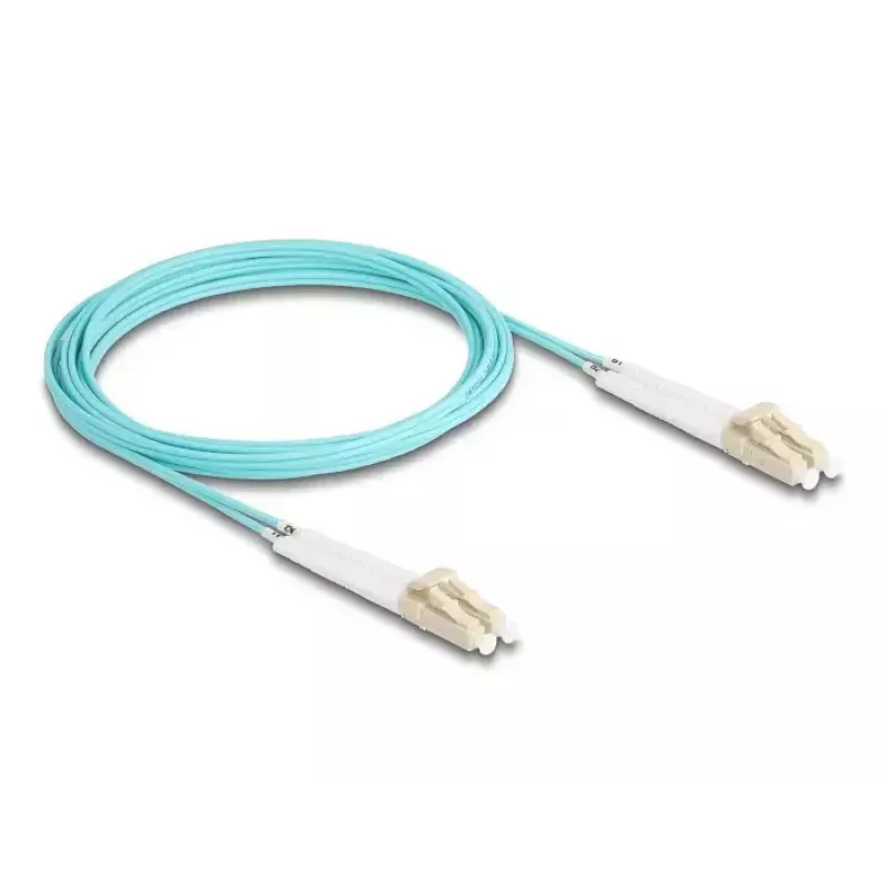 Glasvezelkabel DeLOCK 88081 LC duplex naar LC duplex OM3 3 m