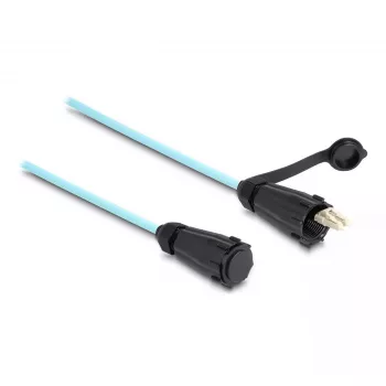 DeLOCK glasvezelkabel LC Duplex naar LC Duplex OM3 IP68 2 m