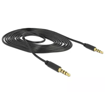 Audiokabel DeLOCK 83436 2 m 3,5 mm zwart