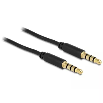 Audiokabel DeLOCK 83436 2 m 3,5 mm zwart