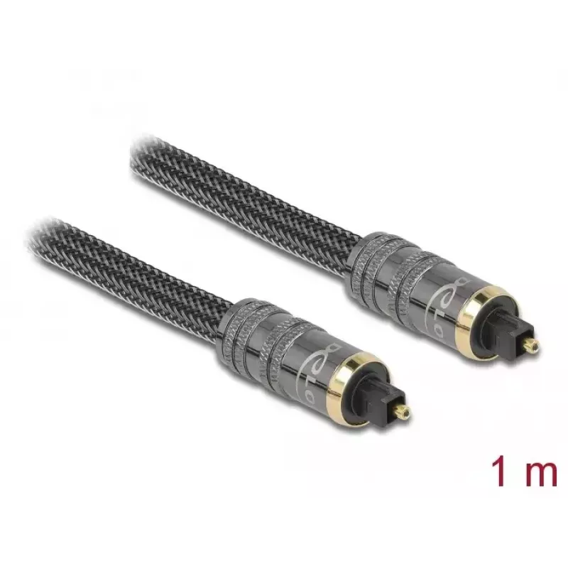 Audiokabel DeLOCK 86983 TOSLINK 1 m antraciet