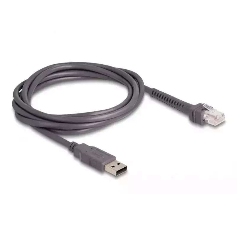 USB-kabel DeLOCK RJ50 naar USB 2.0 Type-A 2m grijs