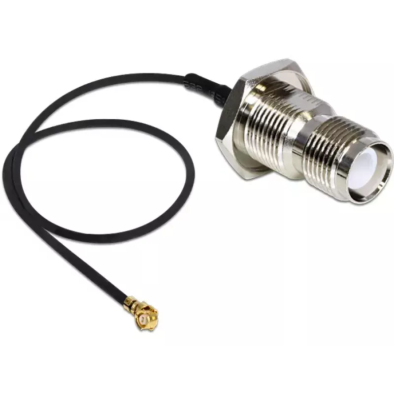 Signaalkabel DeLOCK 88464 0,2 m zwart goud zilver