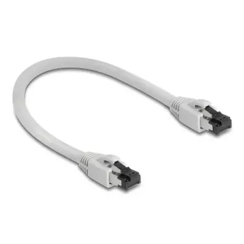 Netwerkkabel DeLOCK 80556 RJ-45 Cat8.1 0,25 m grijs