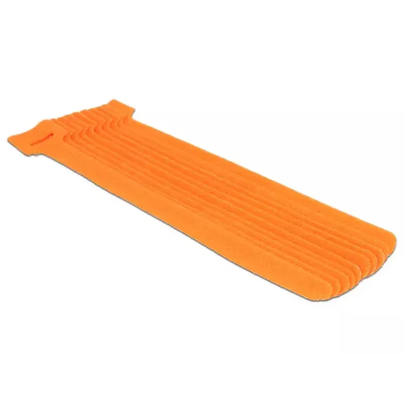 Klittenband DeLOCK 18696 oranje 10 stuks