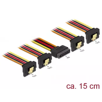 Interne stroomkabel DeLOCK 60166 0,15 m