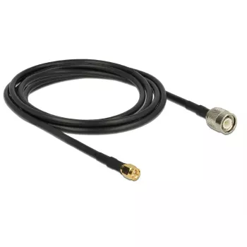 Coaxkabel DeLOCK 89506 CFD200 2,5 m TNC SMA zwart