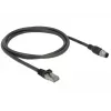 Netwerkkabel DeLOCK 84922 RJ-45 M12 Cat5e 1 m zwart