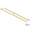Kabelbinder DeLOCK 18785 staal geel 200 mm 10 stuks