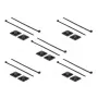 Kabelbindermontage DeLOCK 18675 zwart nylon 10 stuks