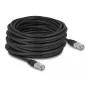 Netwerkkabel DeLOCK RJ45 Cat.6A S/FTP 15 m zwart
