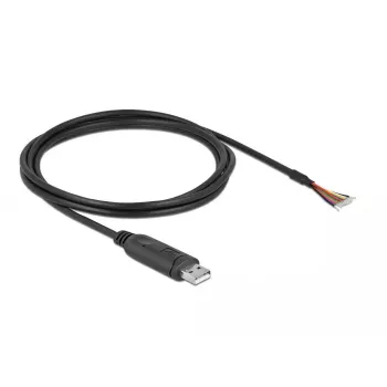 Adapterkabel USB 2.0 Type-A naar serieel RS-232 DeLOCK 90416