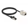 Kabel RJ45-stekker naar Keystone-module RJ45-bus DeLOCK 87027