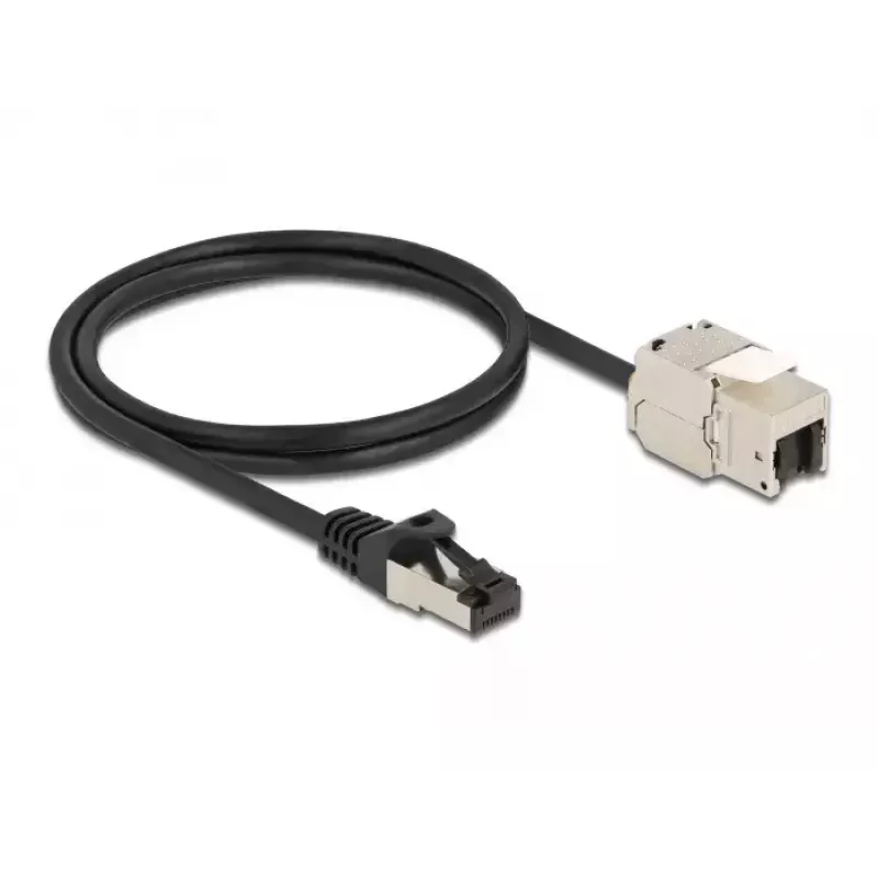 Kabel RJ45-stekker naar Keystone-module RJ45-bus DeLOCK 87027