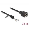 Netwerkkabel DeLOCK 88006 RJ45-bus naar pinheader bus Cat5e 0,23 m zwart