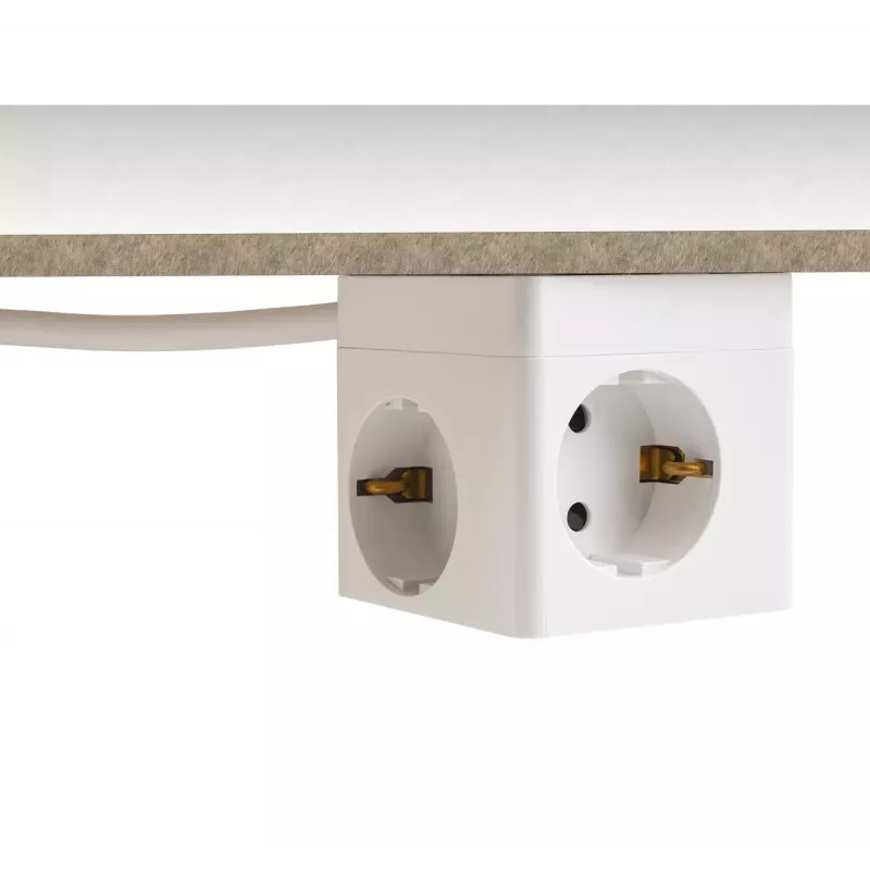 DeLOCK 11502 stroomverlenging 1,5 m 3 AC-stopcontacten binnen wit