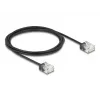 DeLOCK netwerkkabel RJ45 Cat.6 UTP ultra slank 2 m zwart