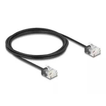 DeLOCK netwerkkabel RJ45 Cat.6 UTP ultra slank 2 m zwart