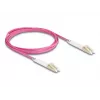 DeLOCK optical fiber kabel LC duplex naar LC duplex OM4 2 m