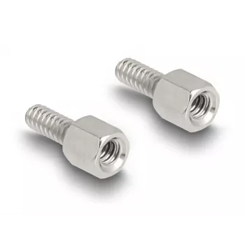 DeLOCK kabeltule D-sub-behuizing 9-polig voor platte kabel, kunststof, zwart, 25×32×14 mm