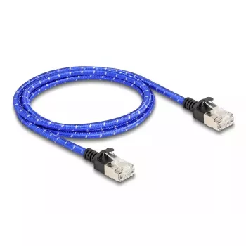 DeLOCK netwerkkabel RJ45 Cat.6A 1 m blauw