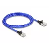 DeLOCK netwerkkabel RJ45 2 m Cat6A U/FTP blauw