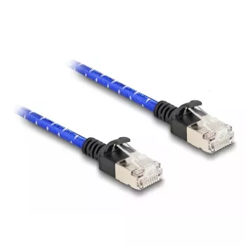 DeLOCK netwerkkabel RJ45 2 m Cat6A U/FTP blauw