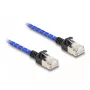 DeLOCK netwerkkabel RJ45 2 m Cat6A U/FTP blauw