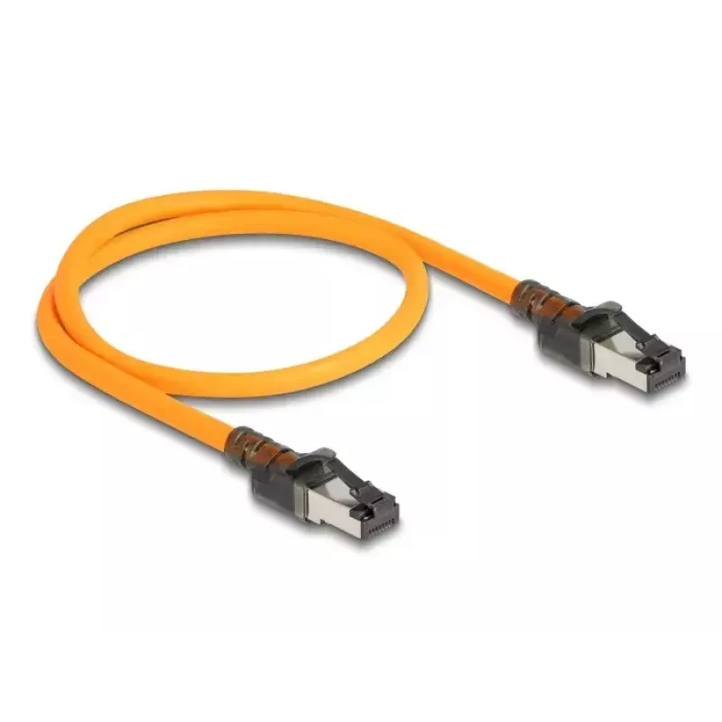 DeLOCK netwerkkabel RJ45 80408 RJ-45 Cat6a 2 m oranje