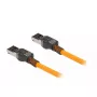 DeLOCK netwerkkabel RJ45 80408 RJ-45 Cat6a 2 m oranje