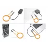 DeLOCK netwerkkabel RJ45 Self Tracing Cat.6A 1 m oranje