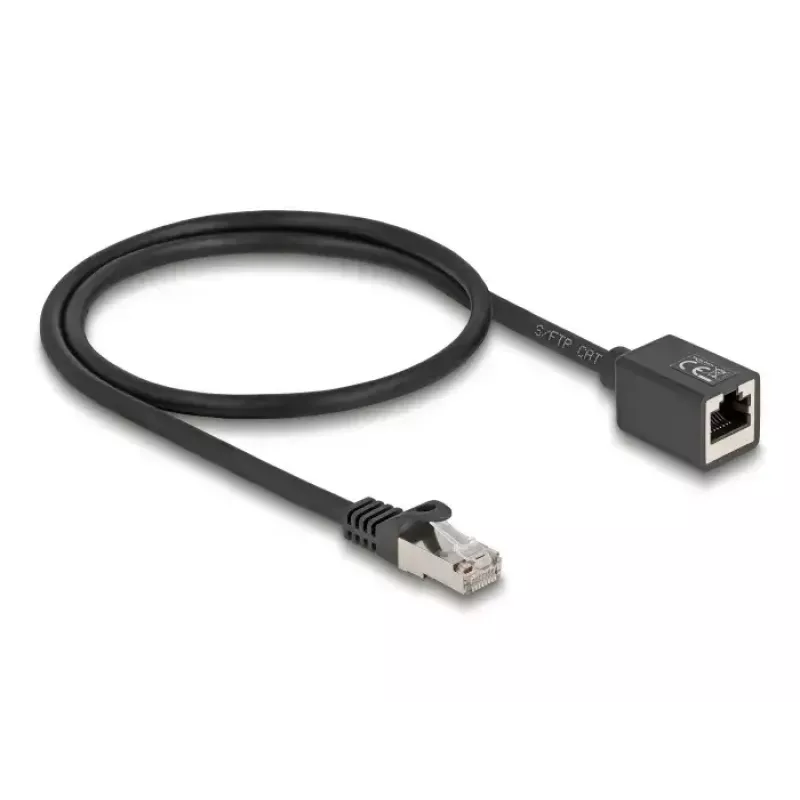 Netwerkkabel DeLOCK 88052 RJ-45 Cat6a 0,5 m zwart