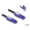 Netwerkkabel DeLOCK 80926 RJ-45 Cat6 1 m zwart violet