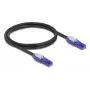 Netwerkkabel DeLOCK 80926 RJ-45 Cat6 1 m zwart violet