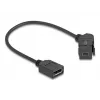 DeLOCK 67155 kabel gender changer Mini DisplayPort DisplayPort zwart 0,3 m