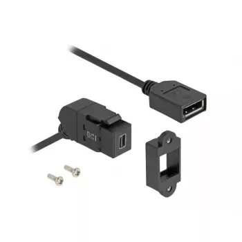 DeLOCK 67155 kabel gender changer Mini DisplayPort DisplayPort zwart 0,3 m
