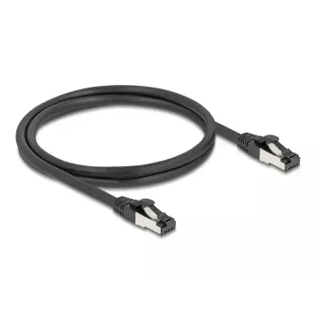 Netwerkkabel DeLOCK 80571 RJ-45 Cat8.1 1 m zwart