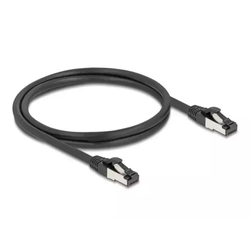 Netwerkkabel DeLOCK 80571 RJ-45 Cat8.1 1 m zwart