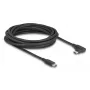 USB-kabel DeLOCK 81196 5m USB-C zwart 10 Gbit/s